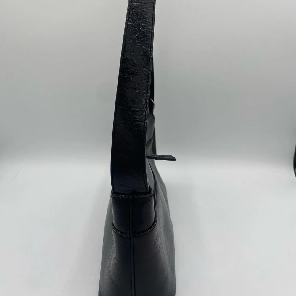 Kenneth Cole Reaction Y2K style Black Shoulder Bag - Picture 4 of 10